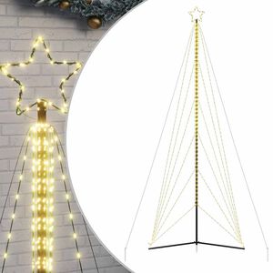 vidaXL LED julgran 861 LEDs varmvit 478 cm