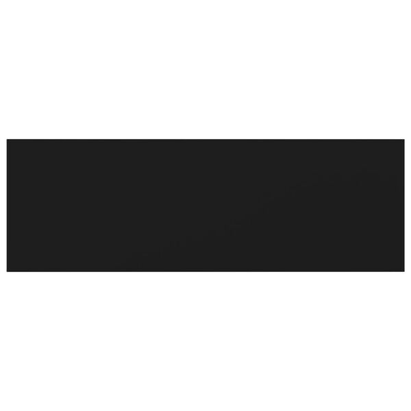 vidaXL Hyllplan 4 st svart 60x20x1,5 cm konstruerat tr&auml;