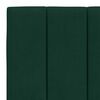 vidaXL Bed with Mattress "Hanko" Dark Green 180x200 cm Velvet