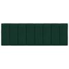 vidaXL Headboard Cushion "Hanko" Dark Green 140 cm Velvet