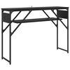 vidaXL Konsolbord Svart Ek Konstruerat tr&auml; 105x30x75cm