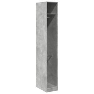 vidaXL Garderob betonggr&aring; 30x50x200 cm konstruerat tr&auml;