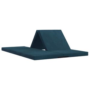 vidaXL F&auml;llbar Soffbed 140 x 67 x 15 cm Bl&aring;