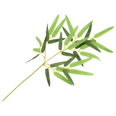 vidaXL Konstgjorda blad bambu 10 st grön 60 cm