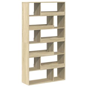 vidaXL Rumsavdelare sonoma-ek 100x33x187,5 cm konstruerat tr&auml;