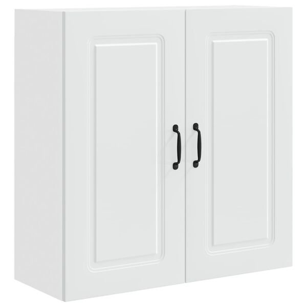 vidaXL K&ouml;kssk&aring;p med lagring Kalmar Vit 80 x 31 x 80 cm Konstruerat tr&auml;