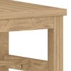 vidaXL Soffbord 45x45x30 cm massiv teak