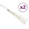vidaXL Utomhusbelysning fyrverkerier 2 st flerf&auml;rgad 20cm 280 LED