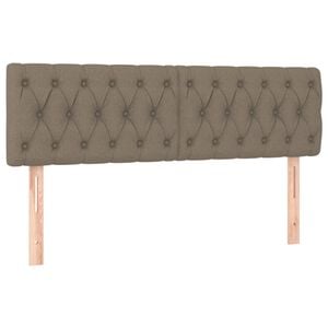 vidaXL S&auml;nggavlar taupe 160x7x78/88 cm tyg
