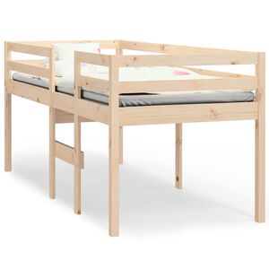 vidaXL H&ouml;g s&auml;ng 75x190 cm massiv furu