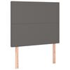 vidaXL S&auml;nggavel gr&aring; 80x5x118/128 cm konstl&auml;der