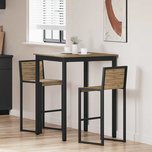 vidaXL Matbord Konstruerat tr&auml;