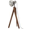 vidaXL Golvlampa 25 W vintage silver 45x45x120 cm E27
