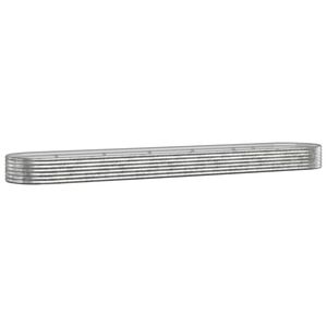vidaXL Odlingsl&aring;da galvaniserat st&aring;l 507x100x36 cm silver