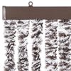 vidaXL Insektsdraperi brun och beige 118x220 cm chenille