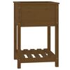 vidaXL Odlingsl&aring;da med hylla honungsbrun 54x54x81 cm massiv furu