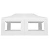 vidaXL Hopf&auml;llbart partyt&auml;lt med v&auml;ggar aluminium 6x3 m vit