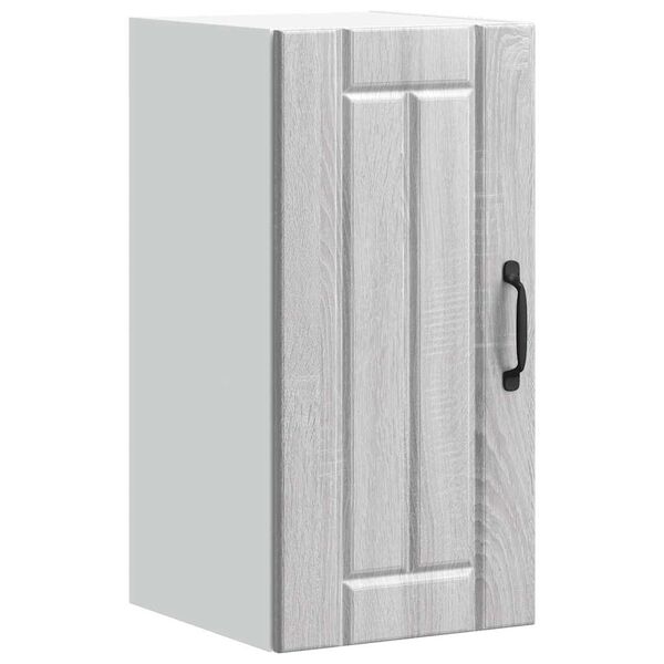 vidaXL V&auml;ggsk&aring;p f&ouml;r k&ouml;k Lucca gr&aring; sonoma konstruerat tr&auml;