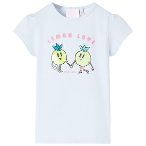T-shirt f&ouml;r barn ljusbl&aring; 140