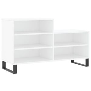 vidaXL Skosk&aring;p vit 102x36x60 cm konstruerat tr&auml;