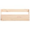 vidaXL Väggmonterade skoställ 2 st 59x9x23 cm massivt furu