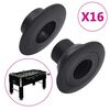 vidaXL Lager f&ouml;r fotbollsbord med 15,9/16 mm stavar 16 st