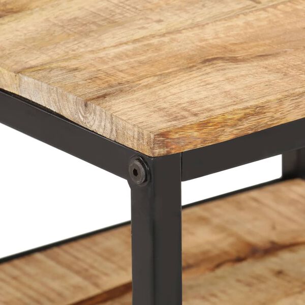 vidaXL Soffbord 55x55x45 cm massivt grovt mangotr&auml;