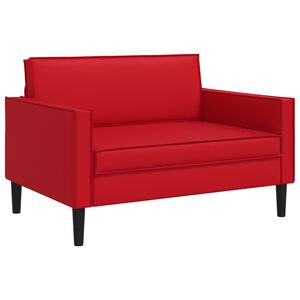 vidaXL XXL F&aring;t&ouml;lj R&ouml;d Konstl&auml;der