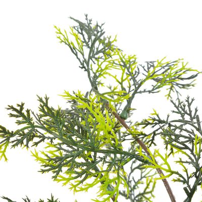 vidaXL Konstväxt Cypressträd med kruka 120 cm grön