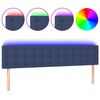vidaXL S&auml;nggavel LED bl&aring; 180x5x78/88 cm tyg