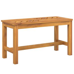 vidaXL Tr&auml;dg&aring;rdsb&auml;nk 80 cm massivt akaciatr&auml;
