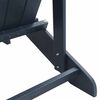 vidaXL Adirondackstol Marinblå 74 x 82 x 92cm HDPE