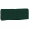vidaXL Headboard Cushion Dark Green 140 cm Velvet