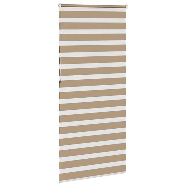 vidaXL Rullgardin zebra 100x230 cm tyg bredd 95,9 cm polyester