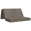 vidaXL F&auml;llbar Soffbed 120 x 67 x 45 cm Ljusgr&aring;