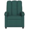 vidaXL Reclinerfåtölj mörkgrön tyg