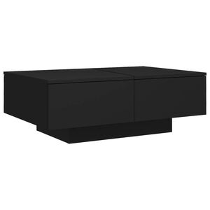 vidaXL Soffbord svart 90x60x31 cm konstruerat tr&auml;