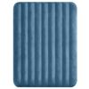 INTEX Luftmadrass med Pump INTEX M&ouml;rkbl&aring; och Gr&aring; 152 x 203 x 25 cm PVC
