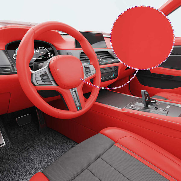 vidaXL Bilfoliering matt r&ouml;d 100x150 cm