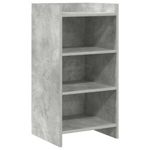 vidaXL Sideboard Betonggr&aring; 40 x 36 x 80 cm Konstruerat tr&auml;