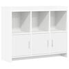 vidaXL Sideboard Vit 98,5 x 33 x 80 cm Konstruerat tr&auml;