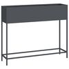 vidaXL H&ouml;jdtr&auml;dg&aring;rdsplanterare Antracit 100 x 26 x 82 cm St&aring;l