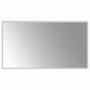 vidaXL LED Badrumsspegel med spegel Transparent 90 x 50 cm h&auml;rdat glas