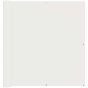 vidaXL Balkong Sk&auml;rm Vit 110 x 800 cm Oxford Tyg