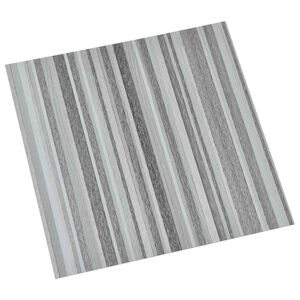 vidaXL Golvplankor Randigt 5,11 m&sup2; 55 st PVC