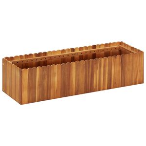 vidaXL Odlingsl&aring;da upph&ouml;jd 100x30x25 cm massivt akaciatr&auml;