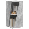 vidaXL Sidobrett Betonggr&aring; 33 x 32 x 70,5 cm Konstruerat tr&auml;