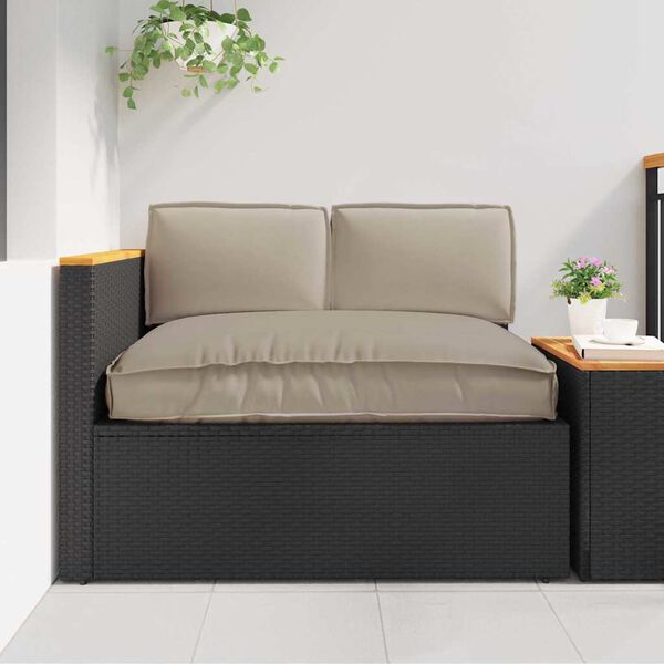 vidaXL Kuddsats 3 pcs Taupe Oxford Tyg