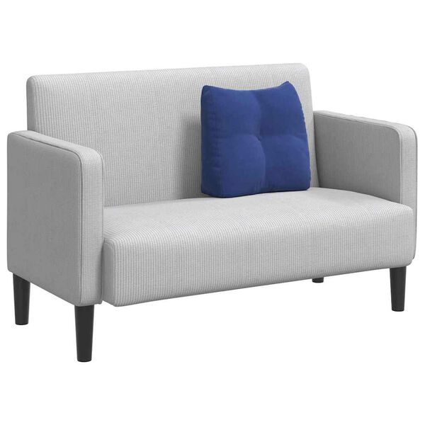 vidaXL Ryggkudde Polisblå 45 x 24 x 50 cm Sammet