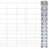 vidaXL F&aring;rst&auml;ngsel galvaniserat st&aring;l 50 m 150 cm silver